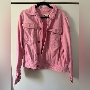 Pink H&M denim jacket